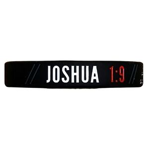 Joshua 1:9 Wristband Scripture Bracelet Inspirational Jewelry